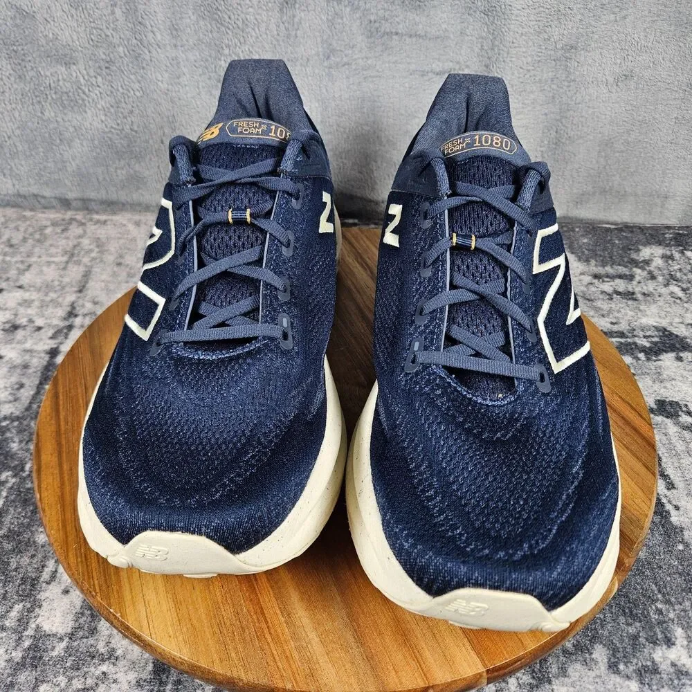 New Balance Fresh Foam X 1080v13 Mens Size 13 Navy White Running Shoes Sneakers